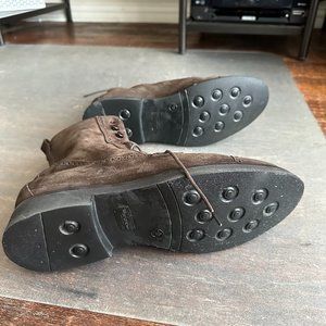Brooks Brothers, Made in Italy, Suede boots, Worn only twice, Size 11, $99